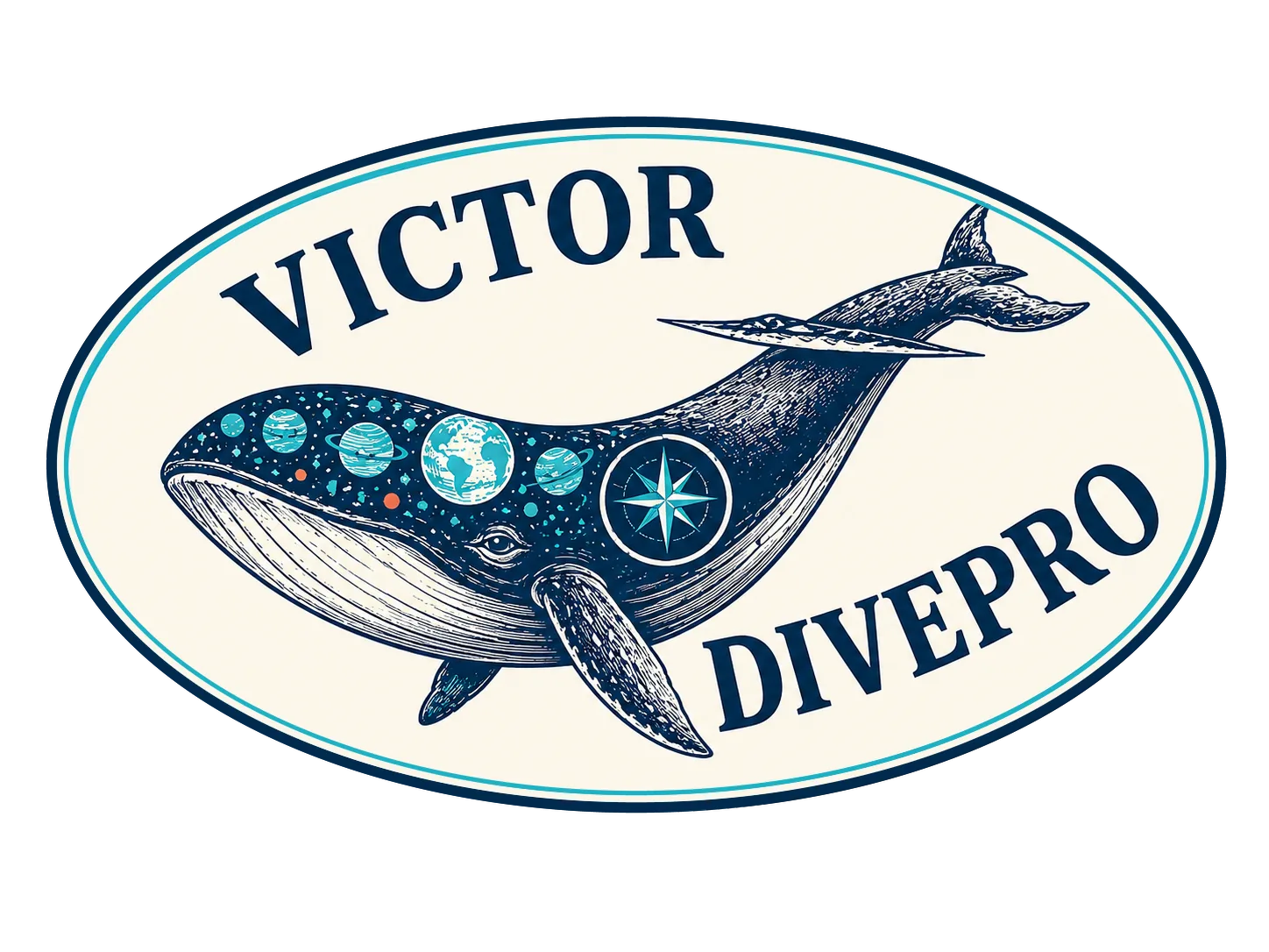 Официальный логотип Victor DivePro